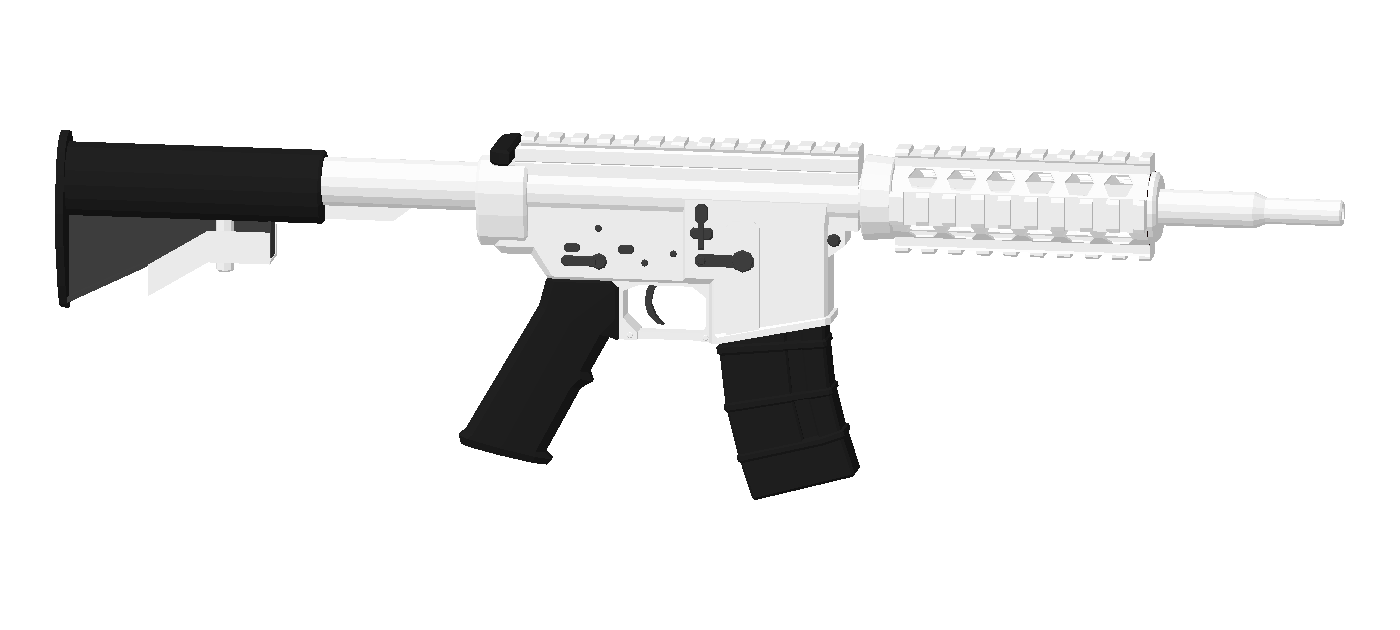 Assault Rifle · White
